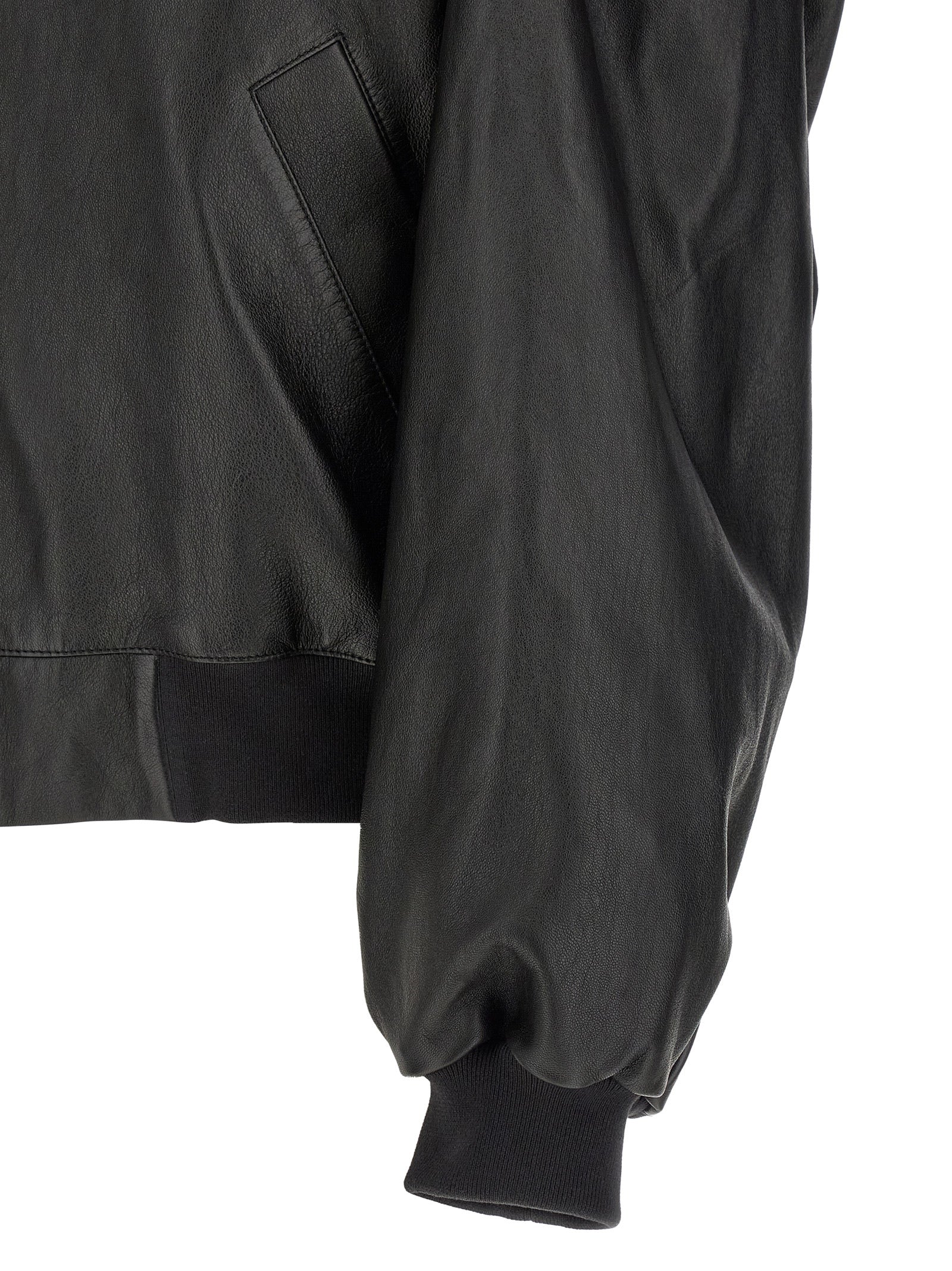 Balenciaga Black Lamb Leather Leather Jacket Balenciaga