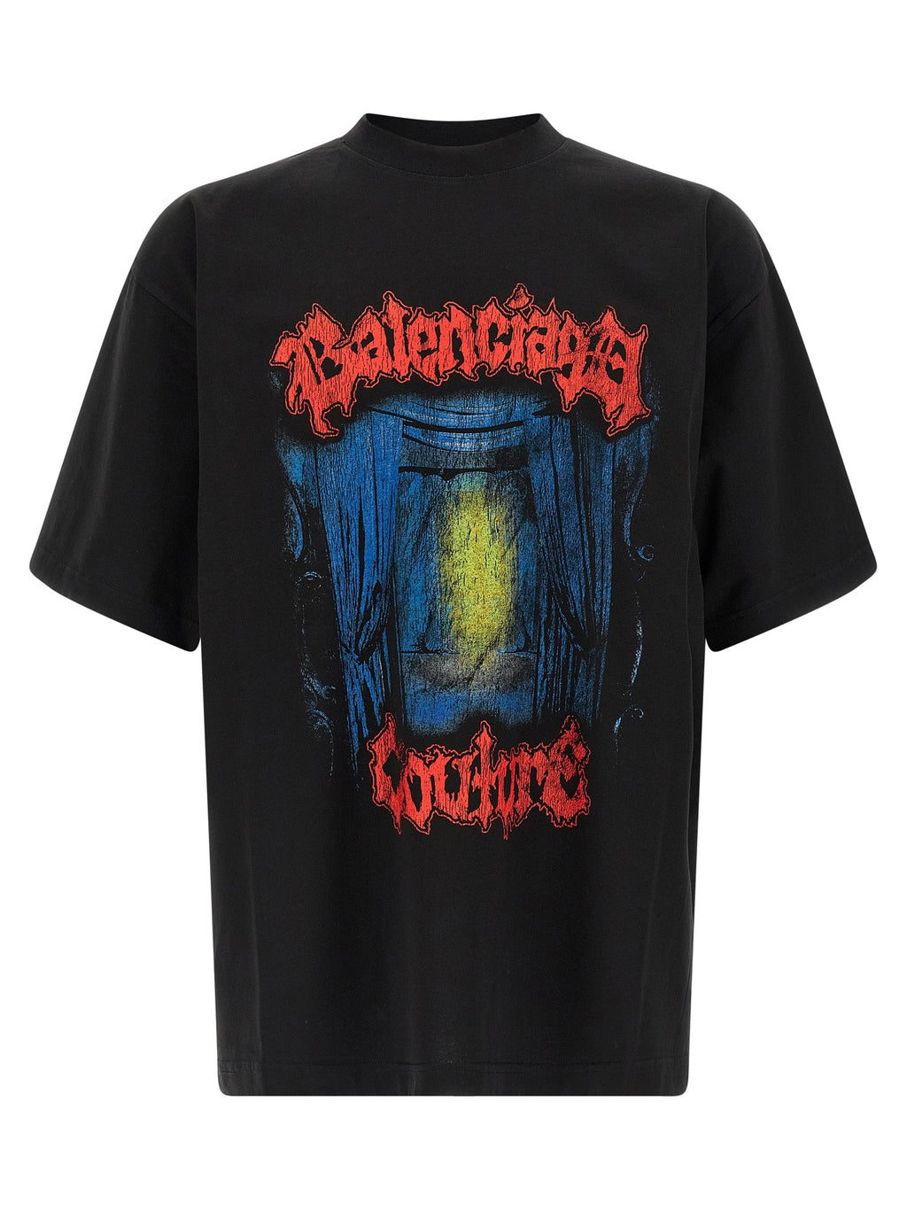 Balenciaga Black Cotton T-Shirt Balenciaga