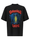 Balenciaga Black Cotton T-Shirt Balenciaga