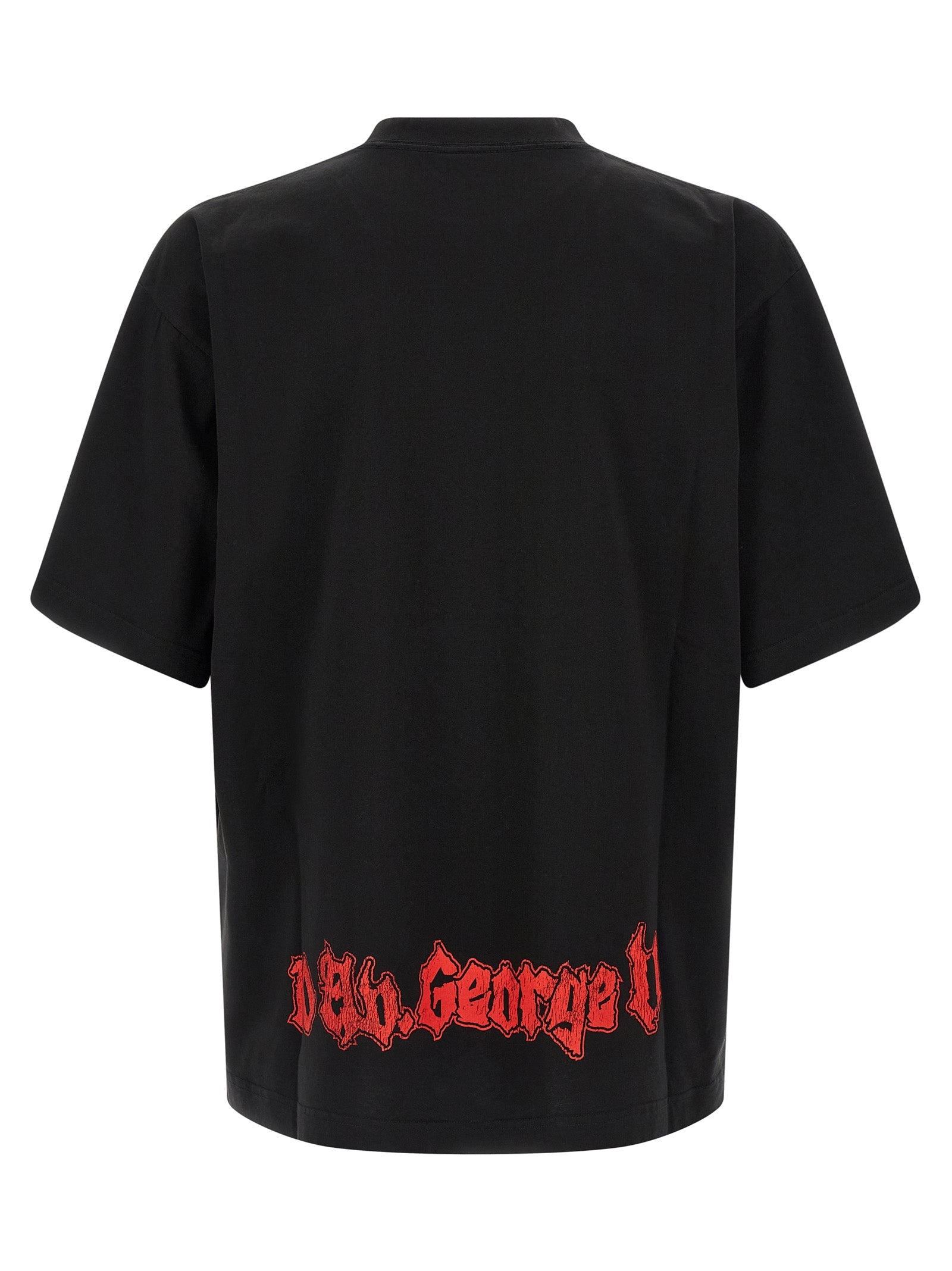 Balenciaga Black Cotton T-Shirt Balenciaga