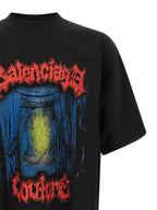 Balenciaga Black Cotton T-Shirt Balenciaga