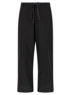 Balenciaga Black Cotton Chino Pants Balenciaga