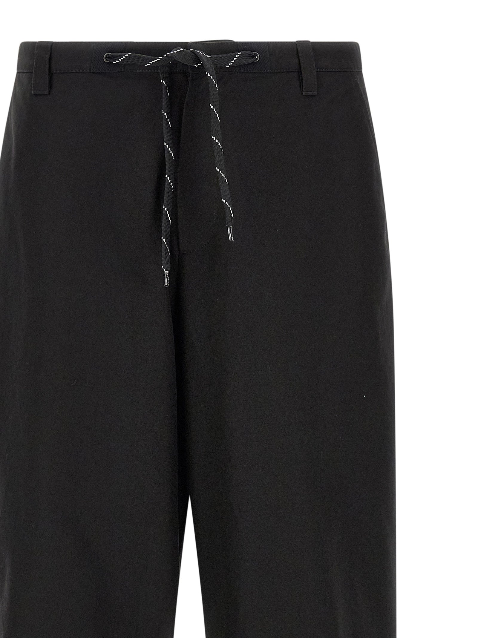 Balenciaga Black Cotton Chino Pants Balenciaga