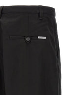 Balenciaga Black Cotton Chino Pants Balenciaga