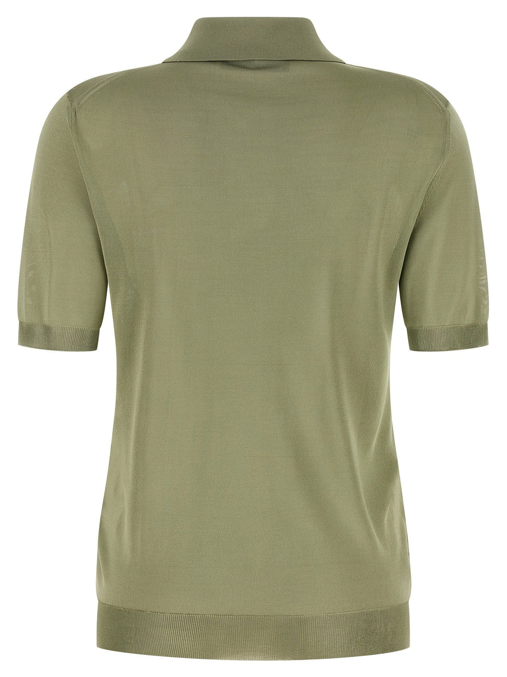 Fendi Bicolor Viscose Polo Shirt Fendi