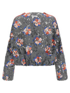 Fendi Gray Cotton Blazer Fendi