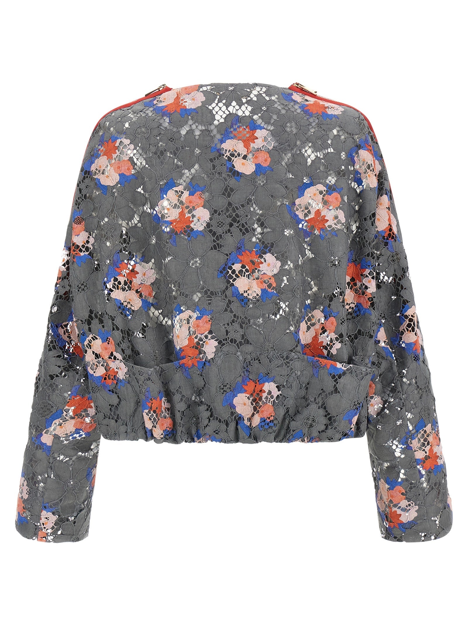 Fendi Gray Cotton Blazer Fendi