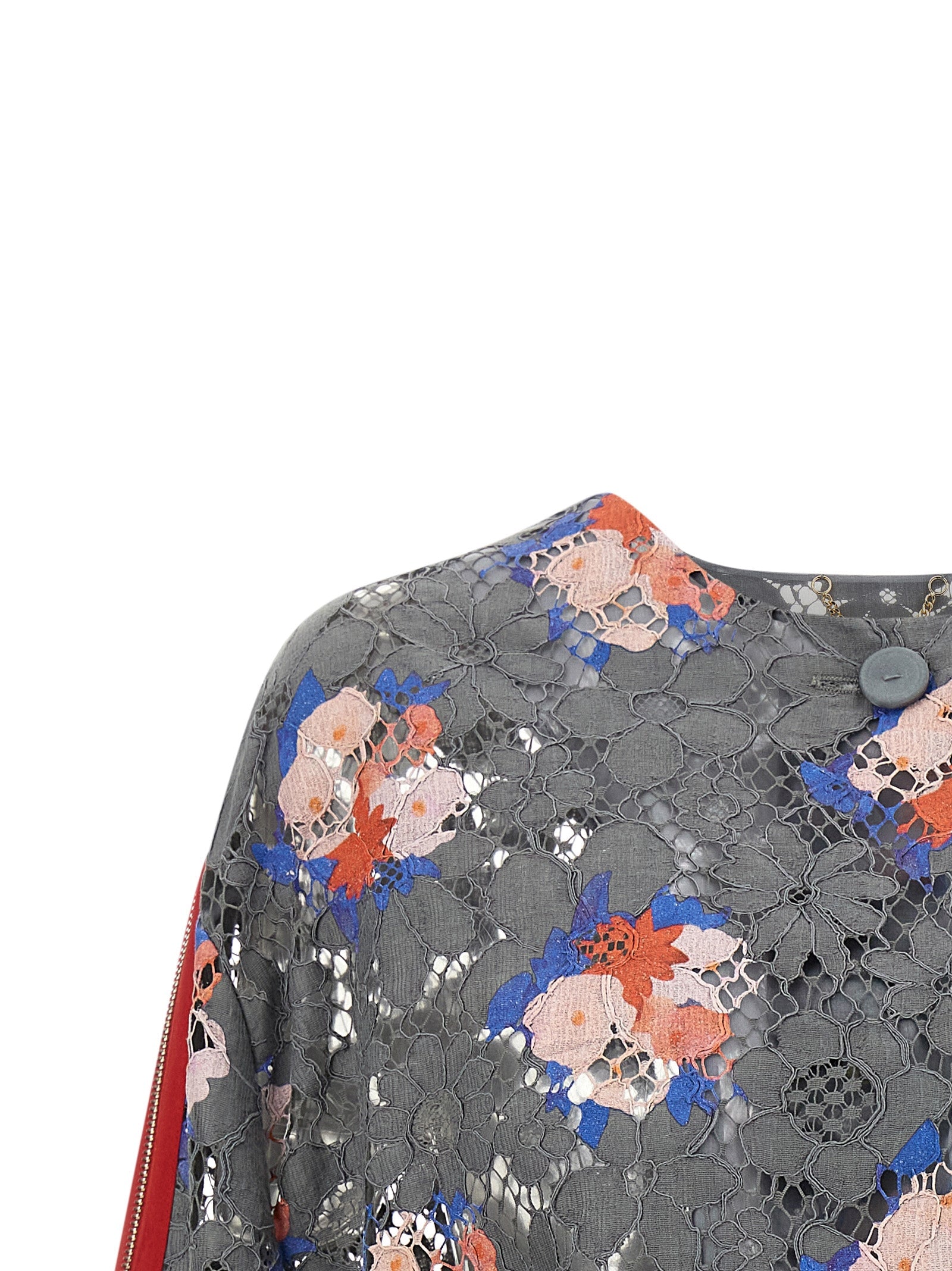 Fendi Gray Cotton Blazer Fendi