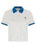Versace Blue Cotton Polo Shirt Versace