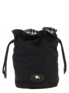 Burberry Black Polyamide Clutch Bag Burberry