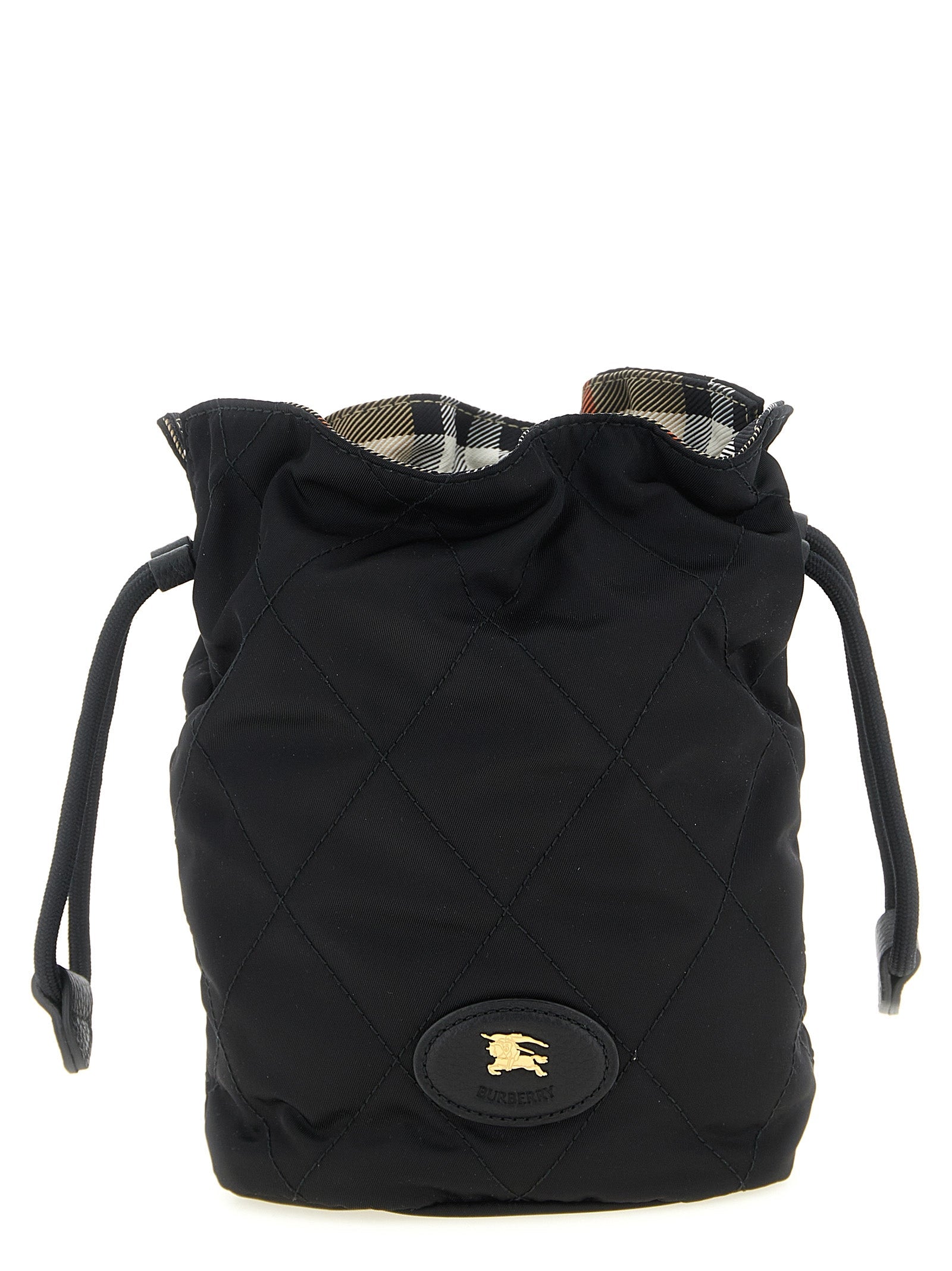 Burberry Black Polyamide Clutch Bag Burberry