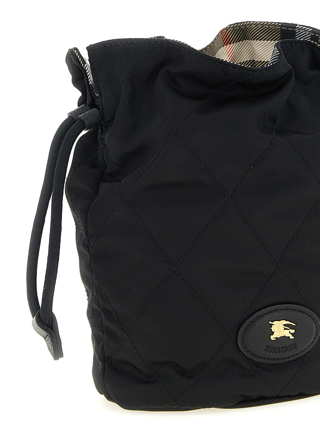 Burberry Black Polyamide Clutch Bag Burberry