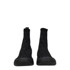 Valentino Garavani Black Fabric High Top Sneakers Valentino Garavani