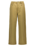 Burberry Beige Cotton Casual Pants Burberry