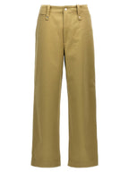 Burberry Beige Cotton Casual Pants Burberry