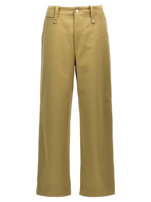 Burberry Beige Cotton Casual Pants Burberry