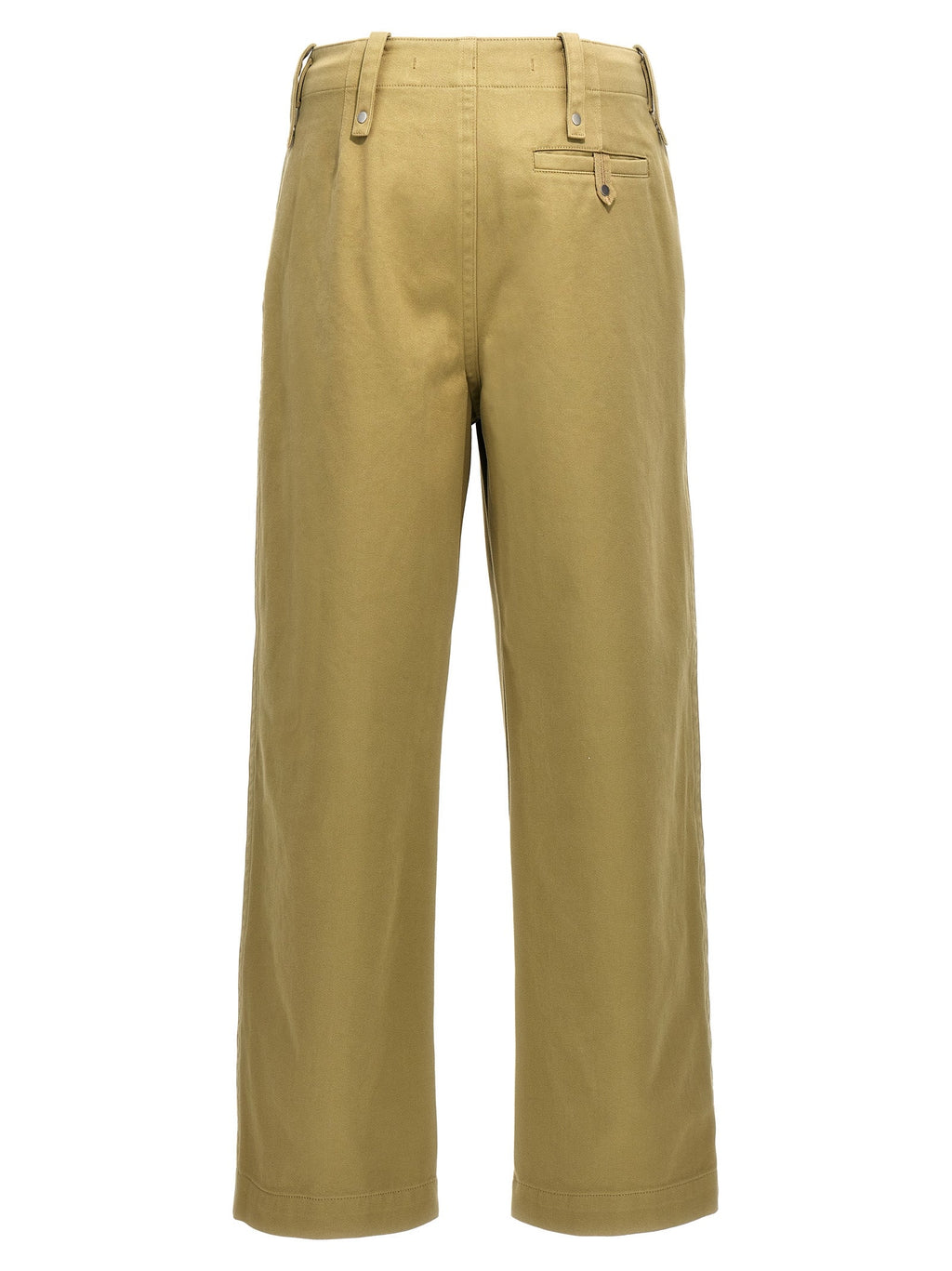 Burberry Beige Cotton Casual Pants Burberry