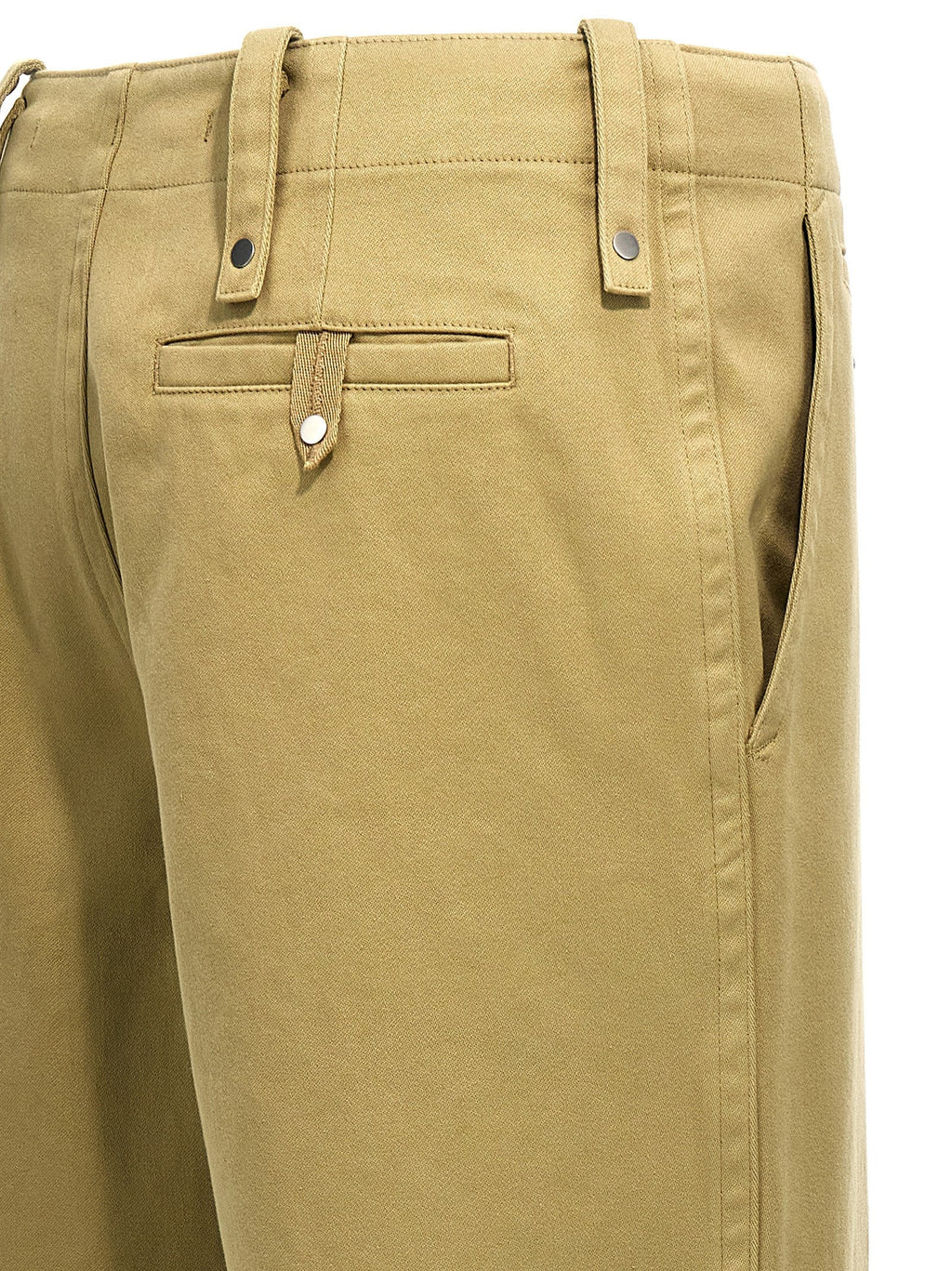 Burberry Beige Cotton Casual Pants Burberry