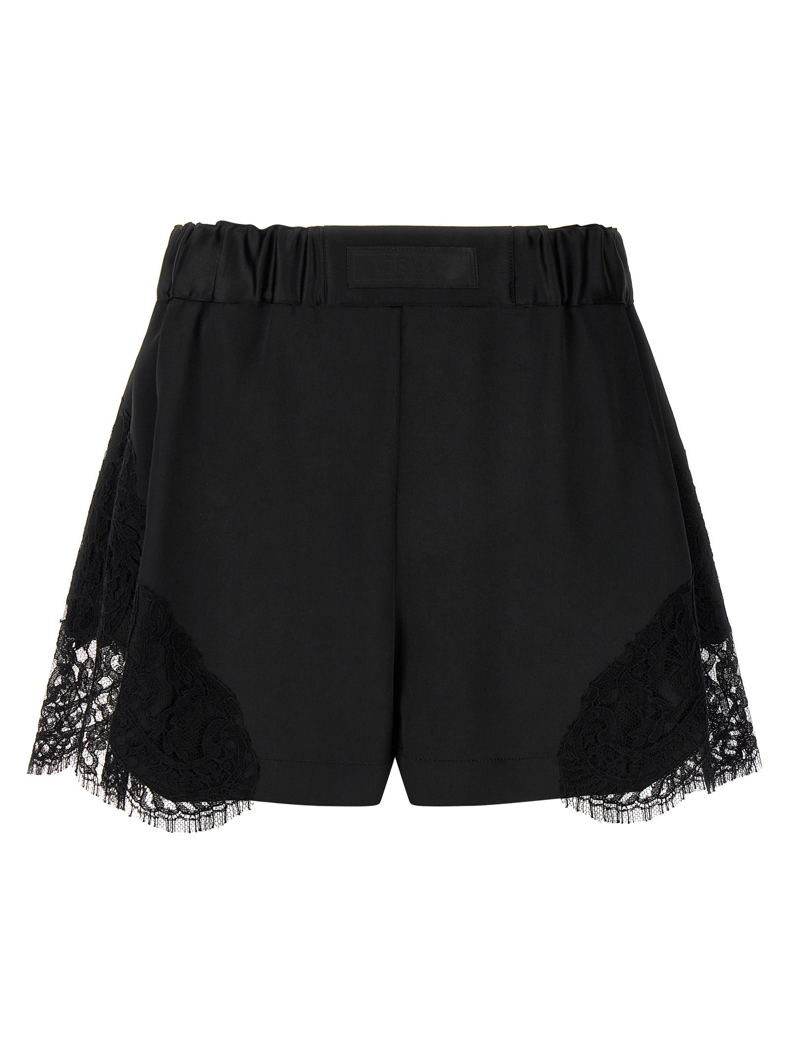 Versace Black Nylon Bermuda Shorts