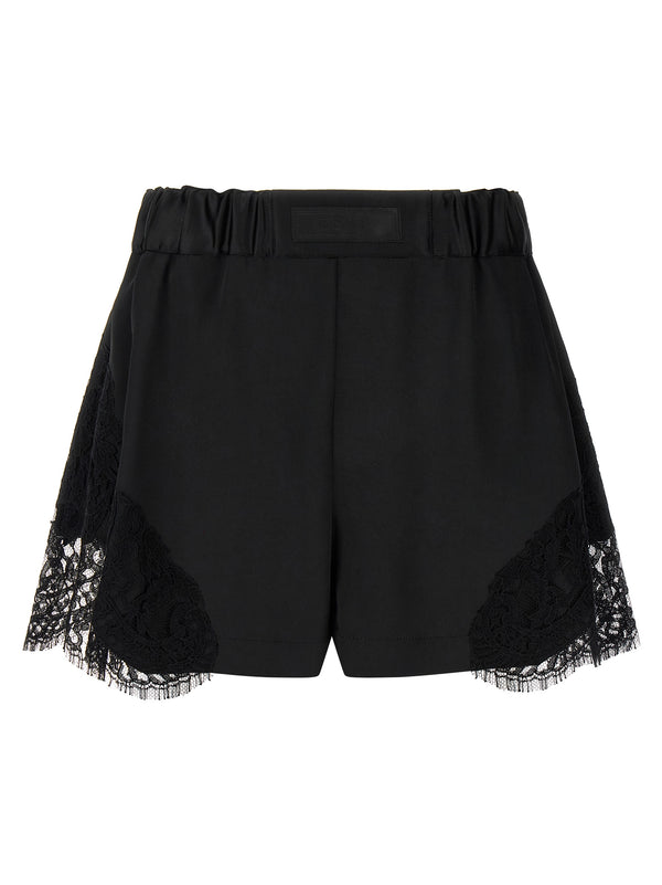 Versace Black Nylon Bermuda Shorts