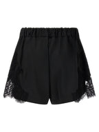 Versace Black Nylon Bermuda Shorts