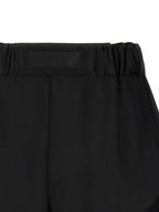 Versace Black Nylon Bermuda Shorts