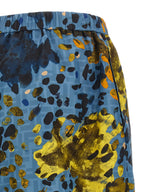 Fendi Blue Polyester Bermuda Shorts Fendi