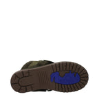 Burberry Green Leather Slippers Burberry