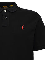 Polo Ralph Lauren Black Cotton Polo Shirt Polo Ralph Lauren