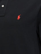 Polo Ralph Lauren Black Cotton Polo Shirt Polo Ralph Lauren