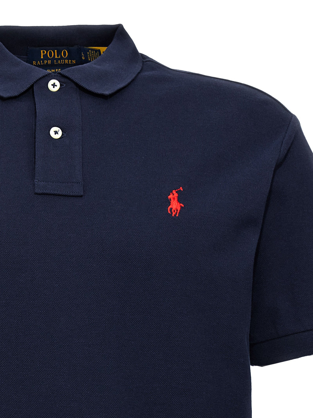 Polo Ralph Lauren Blue Cotton Polo Shirt Polo Ralph Lauren