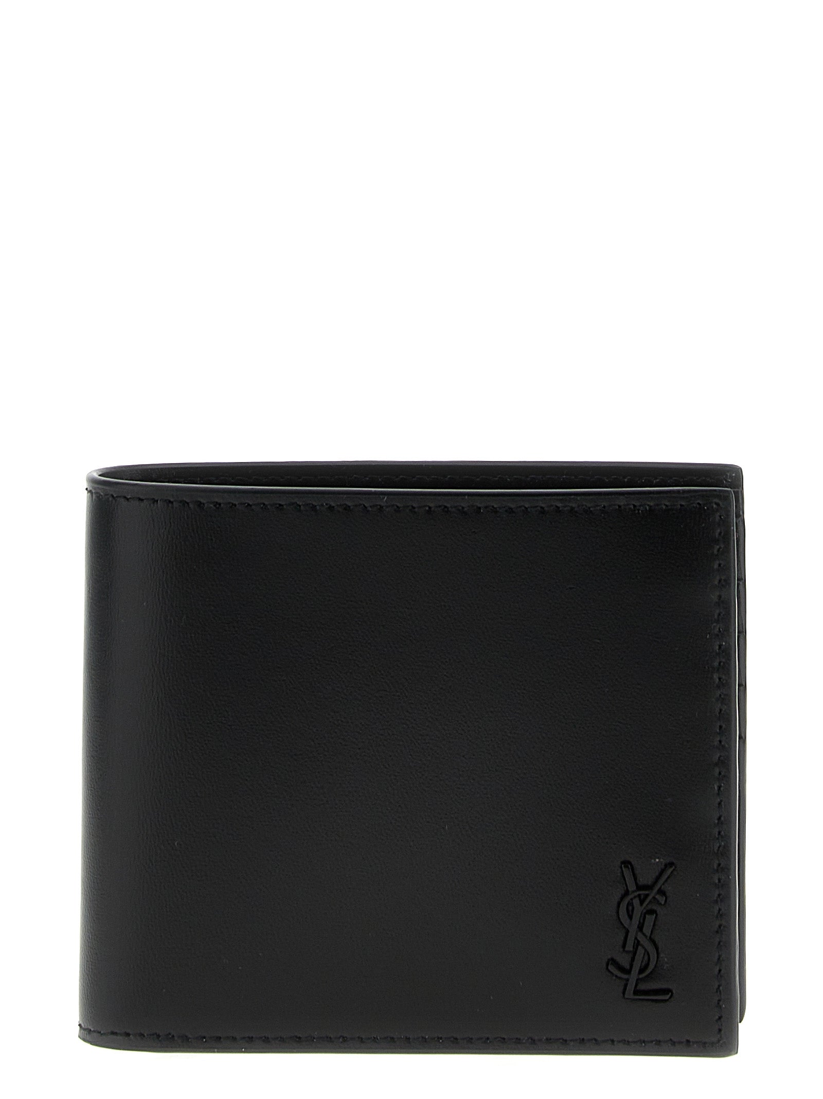 Saint Laurent Black Calfskin Wallet Saint Laurent