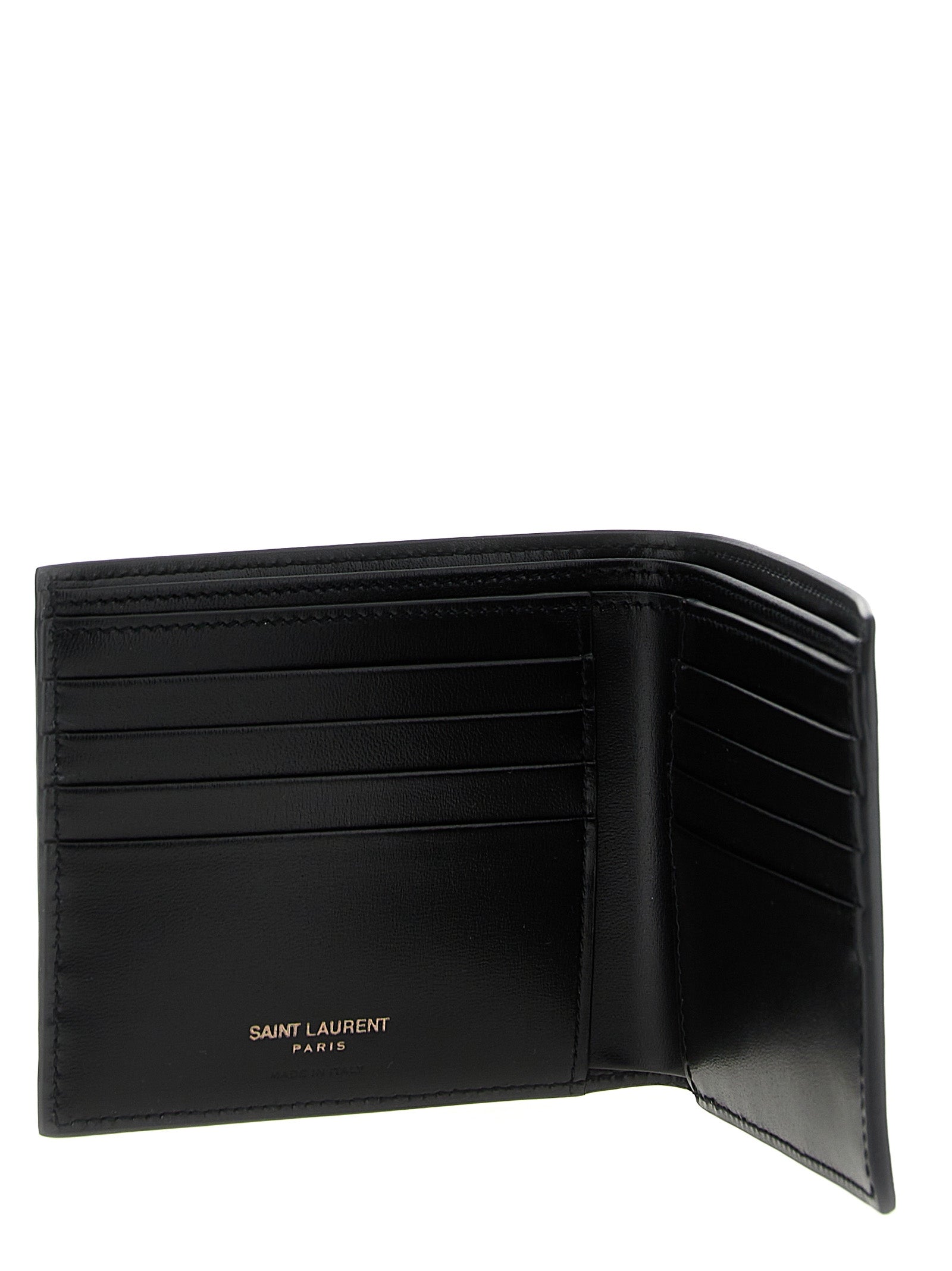 Saint Laurent Black Calfskin Wallet Saint Laurent