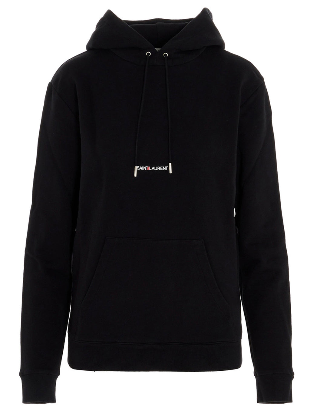 Saint Laurent Black Cotton Sweatshirt Saint Laurent
