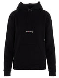 Saint Laurent Black Cotton Sweatshirt Saint Laurent