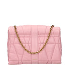 Versace Pink Leather Shoulder Bag Versace