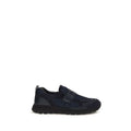 Prada Blue Calf Leather Bos Taurus Athletic Sneakers Prada