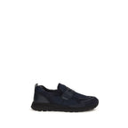 Prada Blue Calf Leather Bos Taurus Athletic Sneakers Prada