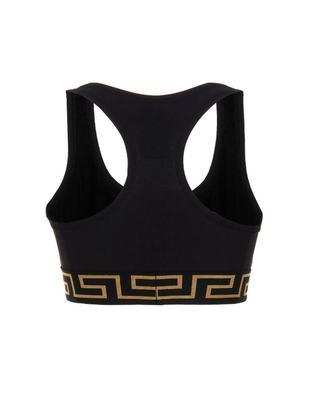 Versace Black Polyamide Sport Bra Versace