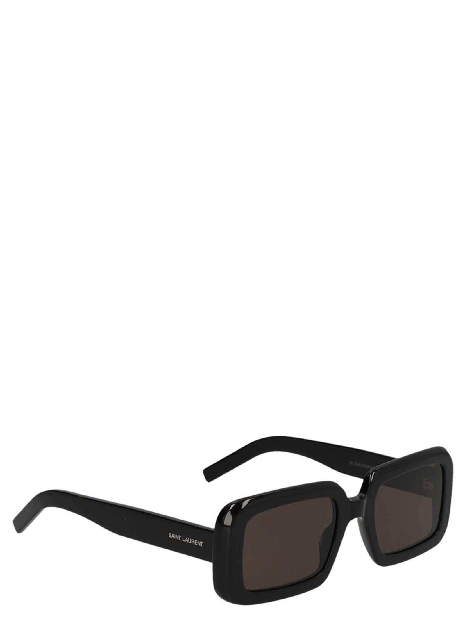 Saint Laurent Black Acetate Sunglasses Saint Laurent