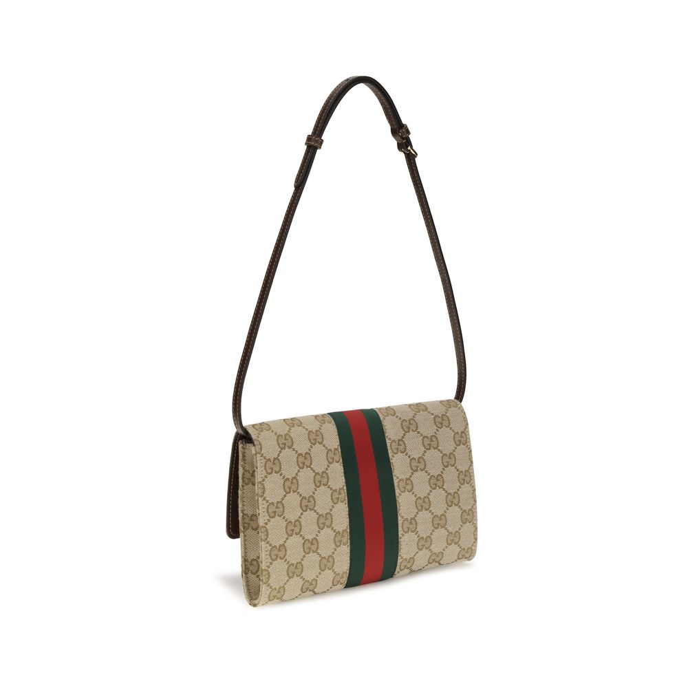Gucci Brown Fabric Wallet Gucci