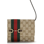 Gucci Brown Fabric Wallet Gucci