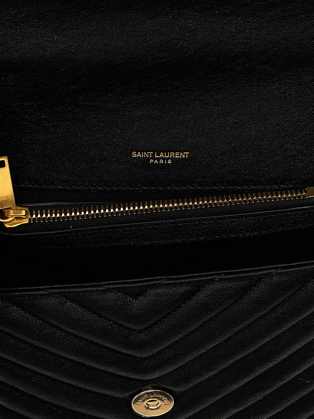 Saint Laurent Black Calfskin Crossbody Bag Saint Laurent