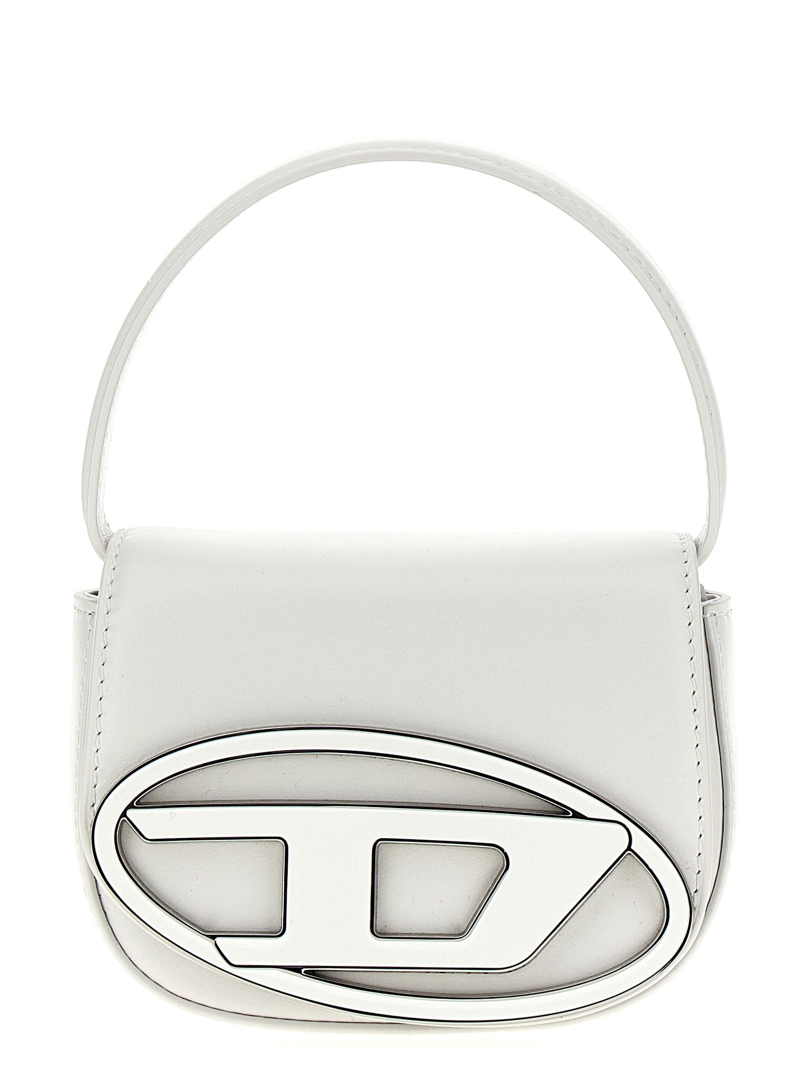 Diesel White Cowhide Handbag Diesel