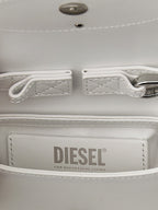 Diesel White Cowhide Handbag Diesel