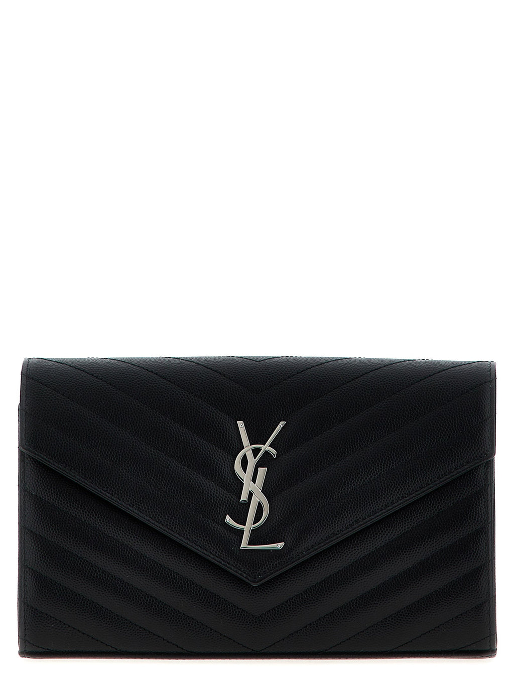 Saint Laurent Black Calfskin Clutch Bag Saint Laurent