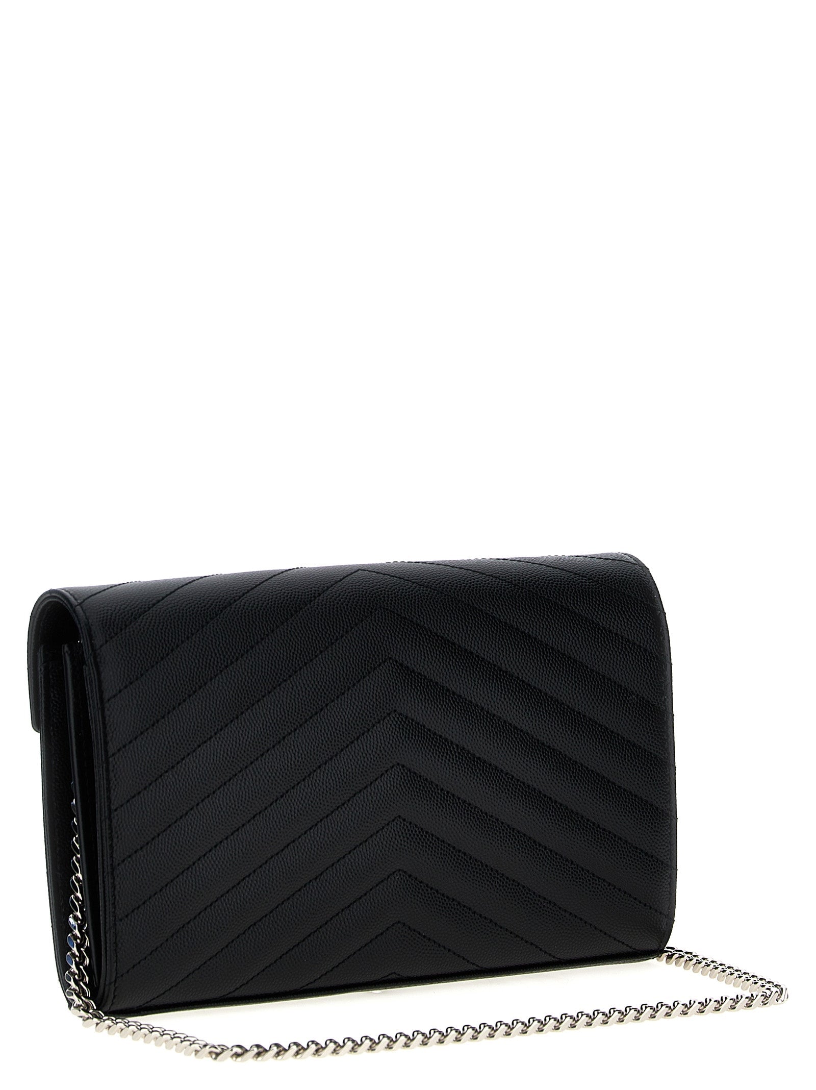 Saint Laurent Black Calfskin Clutch Bag Saint Laurent