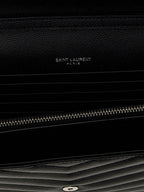 Saint Laurent Black Calfskin Clutch Bag Saint Laurent