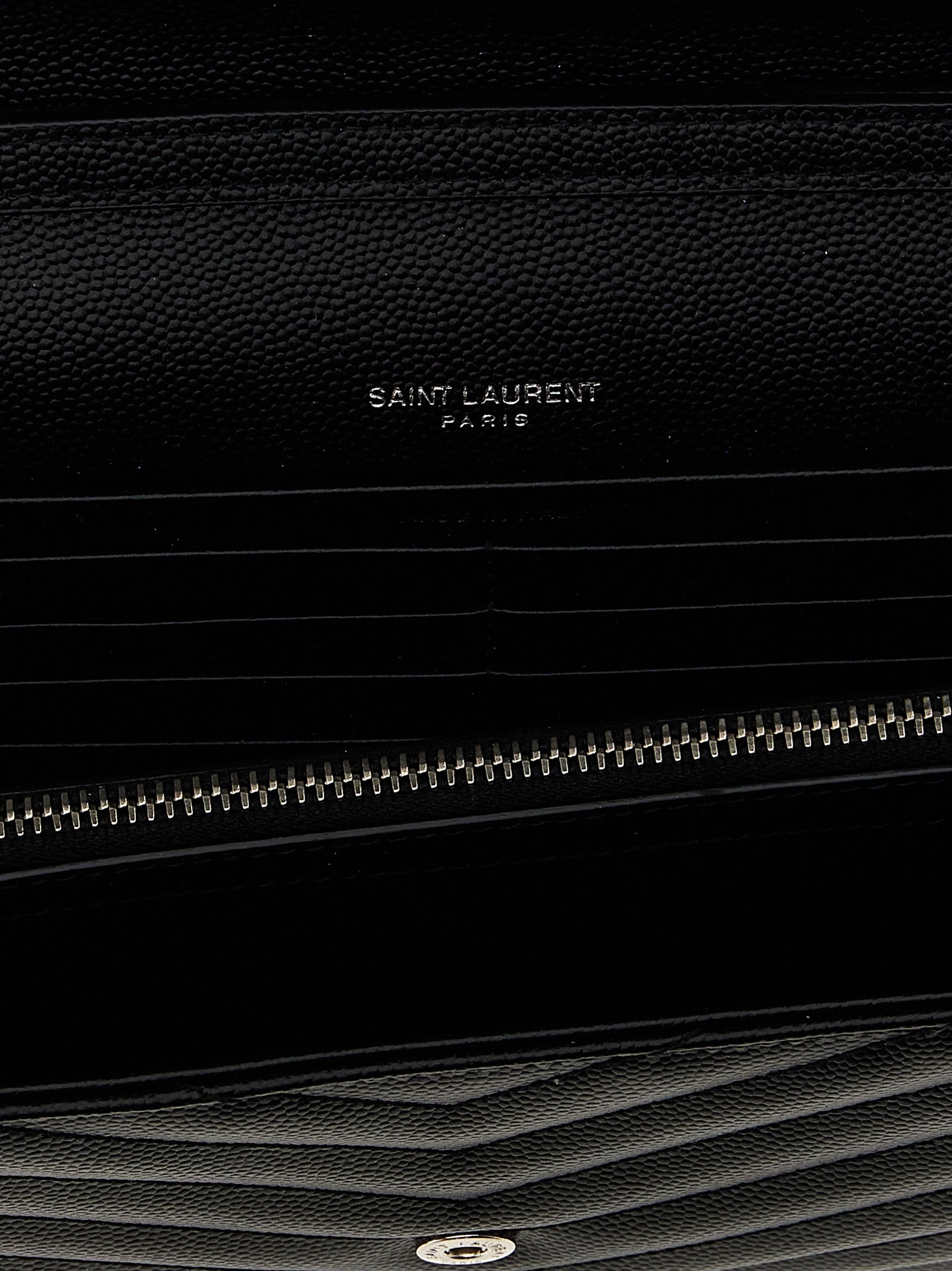 Saint Laurent Black Calfskin Clutch Bag Saint Laurent