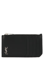 Saint Laurent Black Calfskin Cardholder Saint Laurent